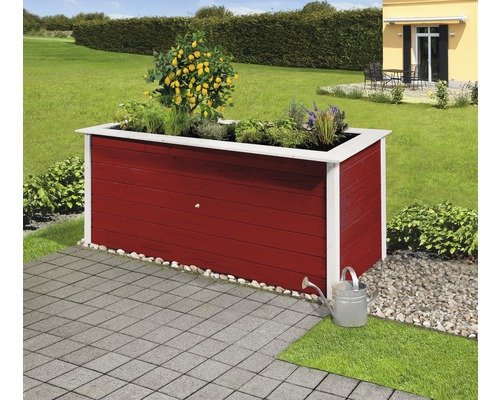 weka Hochbeet 218x92x81 cm rot