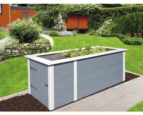 weka Hochbeet 205x79x81 cm grau