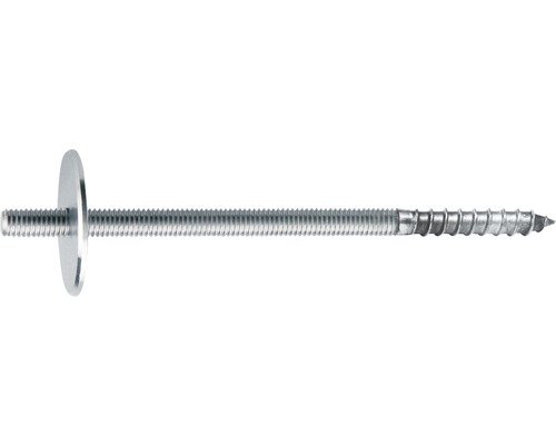 Stockschraube V2A mit Scheibe Ø 38/M 8 Gewinde, 8/180