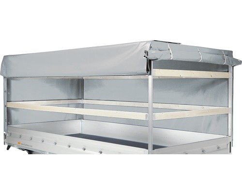 Humbaur Plane und Spriegel für High XL Tandem grau für Ladehöhe 180 cm