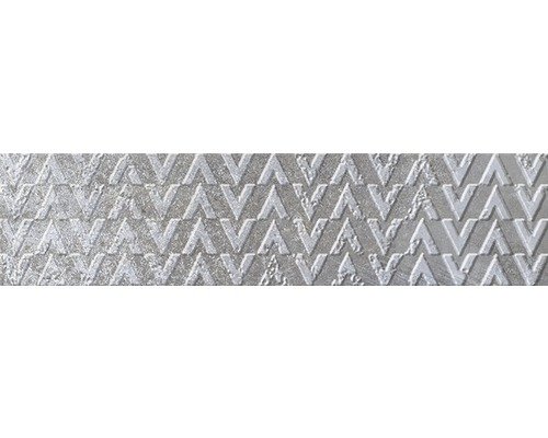 Dekorfliese Brickbold-Boldstone grau 8.15x33.15 cm