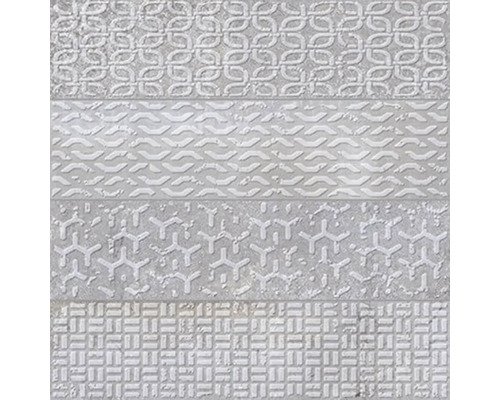 Dekorfliese Brickbold-Boldstone grau 33.15x33.15 cm