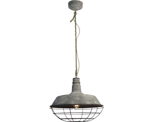 Pendelleuchte Rope grau 1-flammig Ø 470 mm