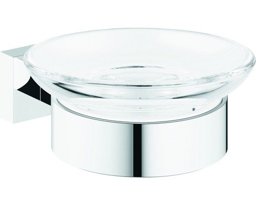 Seifenschale Grohe Essentials Cube mit Haler chrom