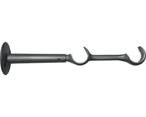 Wandträger 2-läufig für Metallic meteorite Ø 20 mm 19 - 24 cm lang 1 Stk.