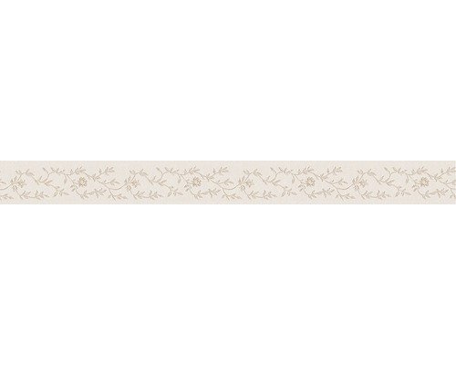 Bordüre 30299-1 Only Borders 9 selbstklebend Blumenranke Satin beige 5 m x 5 cm