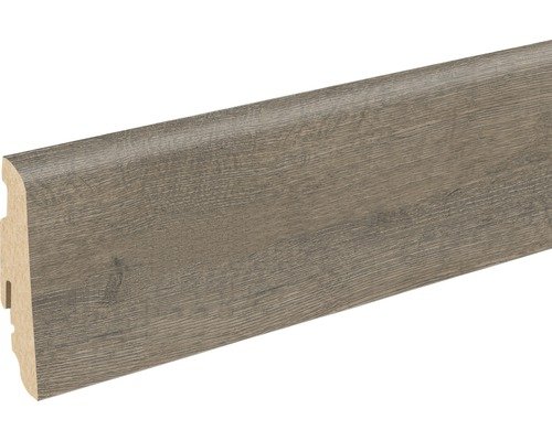 SKANDOR Sockelleiste Dark Blossom Oak 2400 x 58 x 19 mm