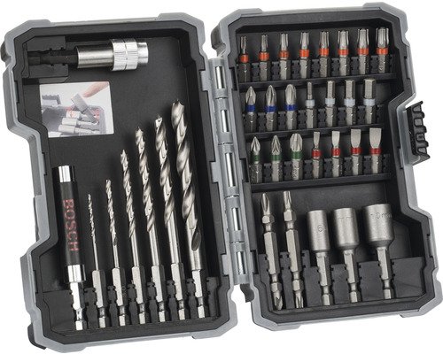 Bosch Holzbohrer- und Bit-Set 35-tlg