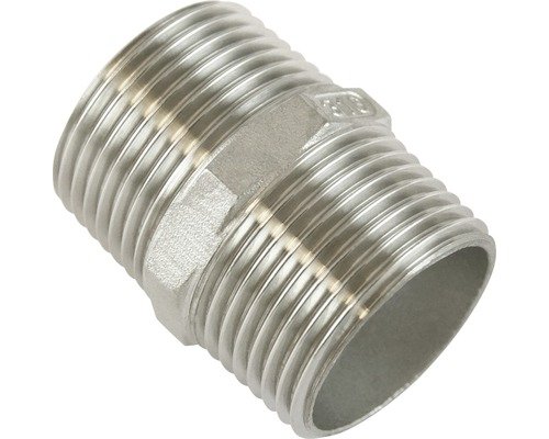 Doppenippel 1 1/4" edelstahl