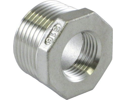 Reduzierstück 1"AGx1/2"IG edelstahl