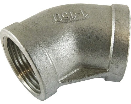 Winkel 45° I/I 1 1/4" edelstahl