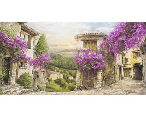 Leinwandbild Colourful Toscana 100x50 cm