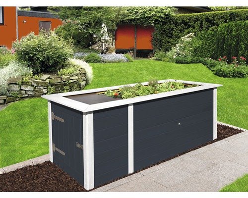 weka Hochbeet 205x79x81 cm anthrazit