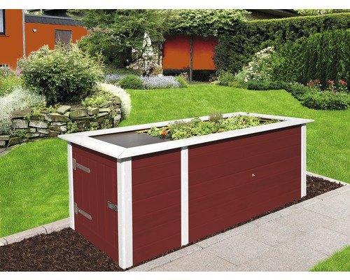 weka Hochbeet 205x79x81 cm rot