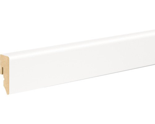 SKANDOR Sockelleiste kubisch weiss FOFA015 FU48L 2400 x 38,5 x 15 mm