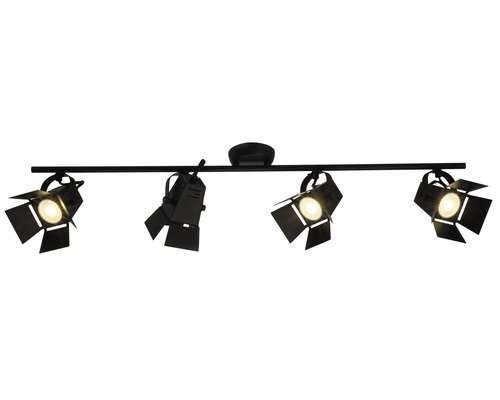 LED Deckenspot 4x5W 4x345 lm 2700 K B 39 cm schwarz