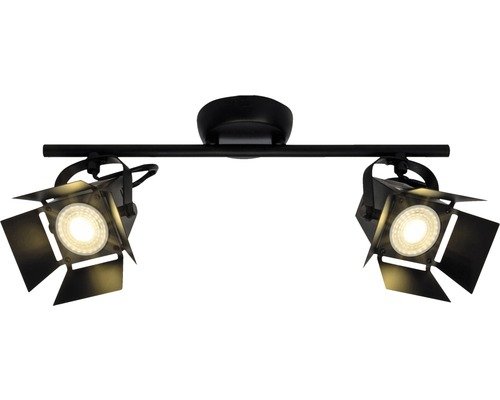LED Deckenspot 2x5W 2x345 lm 2700 K B 39 cm schwarz