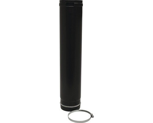 Pellet Fixrohr Ø100 mm 0,5m schwarz