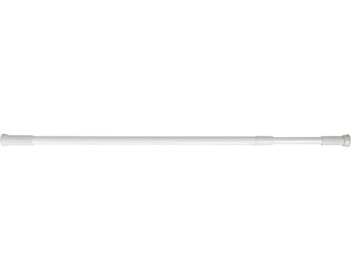 Duschvorhangstange MSV 110 - 200 cm Ø 21 mm weiss glänzend