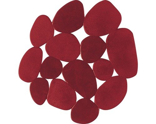 Anti-Rutsch-Sticker MSV GALETS 12,2 x 13 cm rot