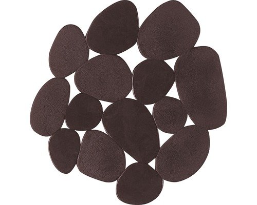 Anti-Rutsch-Sticker MSV GALETS 12,2 x 13 cm braun