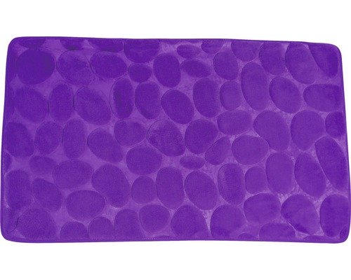 Badteppich MSV GALETS 50 x 80 cm violett