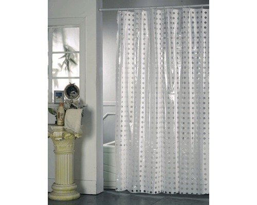 Duschvorhang PVC Punkte 180x200 cm