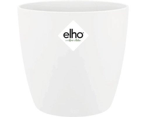 Blumentopf Elho Brussels Kunststoff Ø 10,5 cm H 9,5 cm weiss