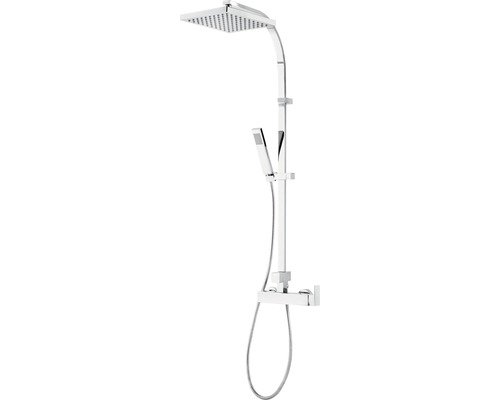 Duschsäule inkl. Einhebelmischer Schulte Square chrom D9638 02