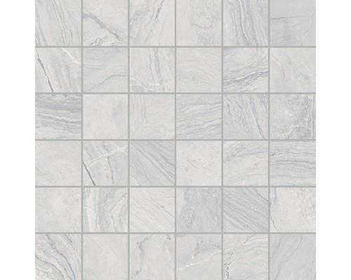 Feinsteinzeugmosaik Varana Gris 30x30 cm