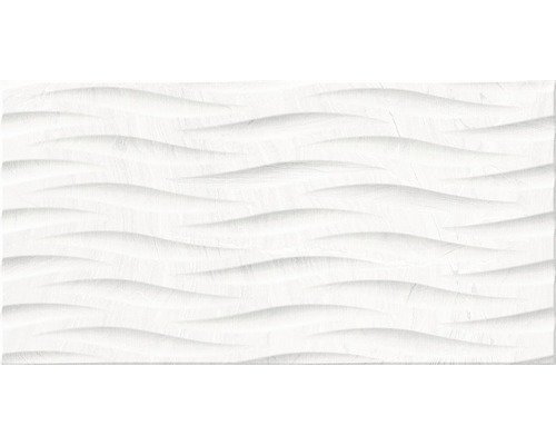 Feinsteinzeug Dekorfliese Varana blanco 32x62.5 cm
