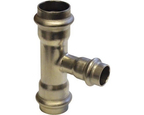 Viega Sanpress Pressfitting T-Stück 54x42x54mm inox 2318
