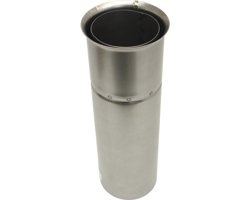 Doppelwandfutter Ø120 mm 400mm kürzbar blank
