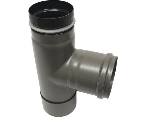Pellet Kapselknie Ø80 mm gussgrau