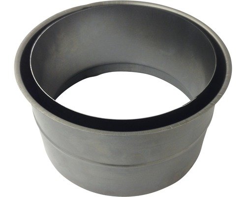 Doppelwandfutter für Kaminrohr 2mm Ø 160mm blank