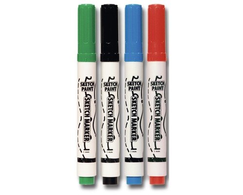 SketchPaint Stifte 4 Stück sortiert