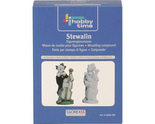 Stewalin Figurengiessmasse Giesspulver schnelle Aushärtung weiss 1 kg