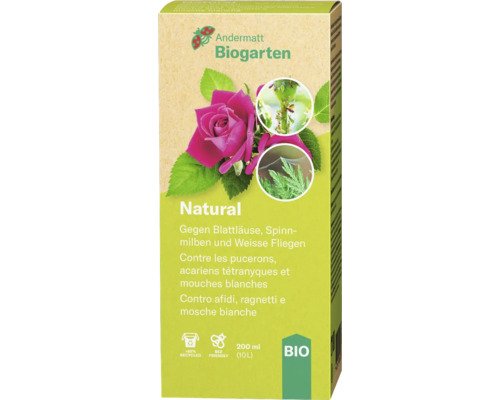 Natural gegen Blattläuse Spinnmilben u. weisse Fliegen 200ml