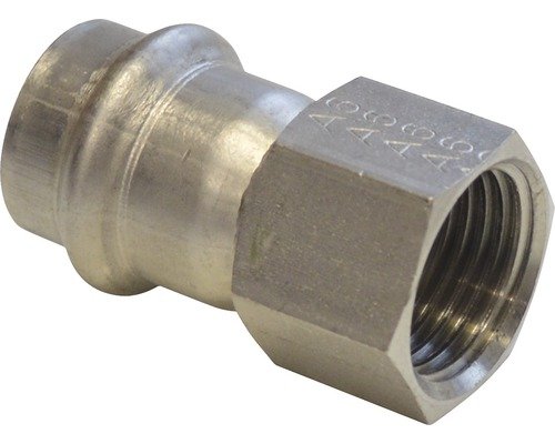 Viega Sanpress Pressfitting Übergangstück 22mmx1" IG inox 2312