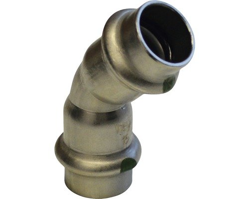 Viega Sanpress Pressfitting Bogen 45° 54mm inox 2326