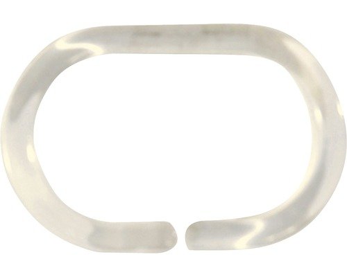 Duschvorhangring transparent Pack à 12 Stück