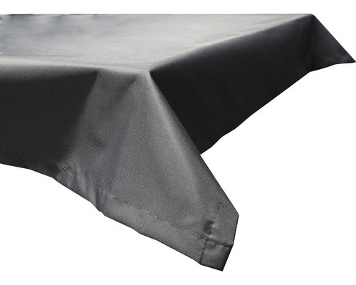 Tischdecke 130 x 180 cm Polyester rechteckig anthrazit