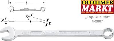 Hazet 600N-20 600N Ring-Maulschlüssel Schlüsselweite (Metrisch) 20 mm