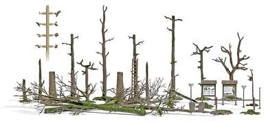 Busch Totholz-Set 1852 Baum-Bausatz 1 Set