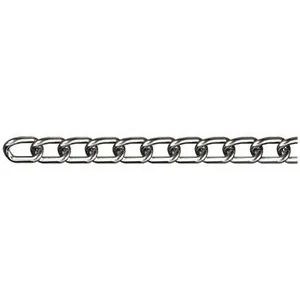 dörner + helmer 152112 Panzerkette Nickel Stahl vernickelt 20 m