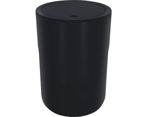 Abfalleimer Spirella Cocco schwarz 5 Liter