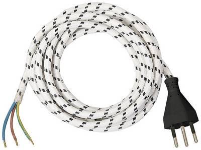 Brennenstuhl 1160872 Strom Anschlusskabel Schwarz, Weiß 3 m