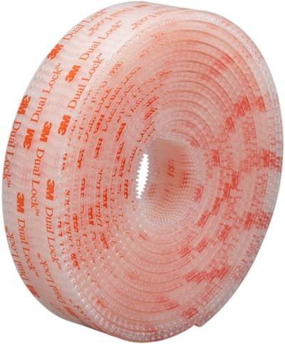 3M Klettband zum Aufkleben (L x B) 1.25 m x 25 mm Transparent 1 St.