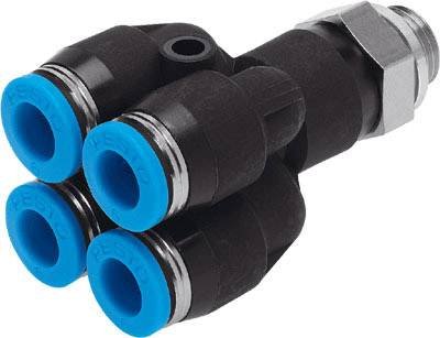 FESTO Verteiler 186263 QSQ-G1/4-6 Rohr-Ø: 6 mm 1 St.