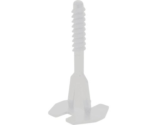 Akkit Nivelliersystem Gewindelaschen für Drehzylinder 3 mm Fugenabstand weiss Pack = 100 St